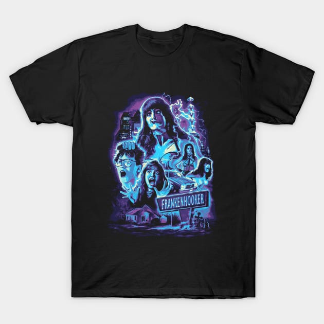 Classical Horror Frankenhooker T-Shirt by OrcaDeep